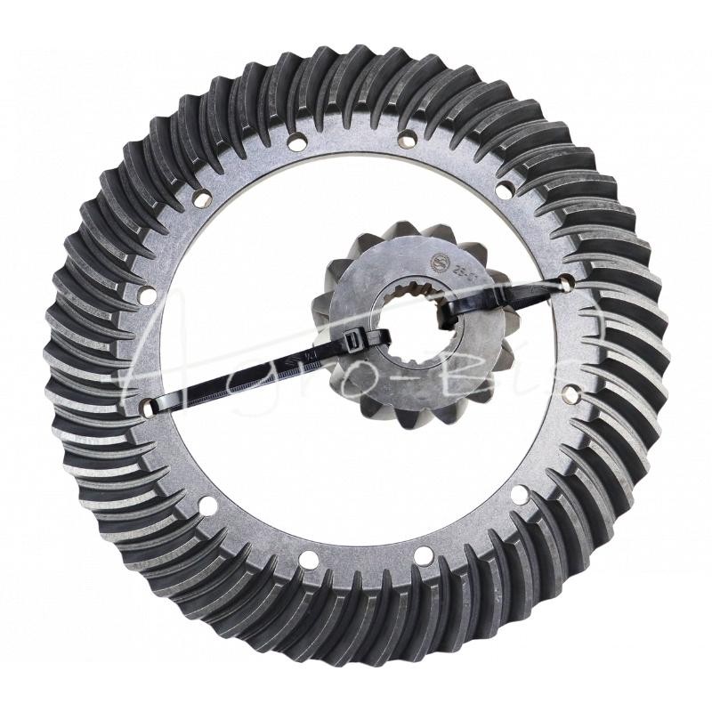 Karūninis ratas su galinės ašies ratu, įstrižas stiklas 15/51 Zetor Skropol - 59112533/S