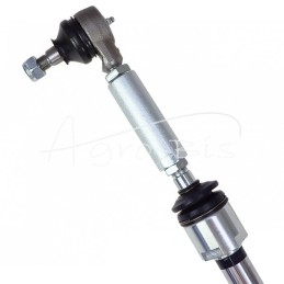 Hidraulinis vairo stiprintuvo cilindras su jungtimis, 180 laipsnių tvirtinimas, 2x90 eigos - 011023