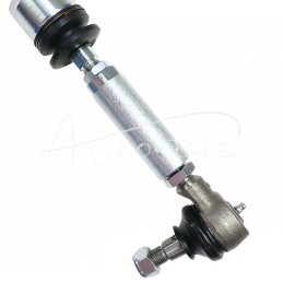 Hidraulinis vairo stiprintuvo cilindras su jungtimis, 180 laipsnių tvirtinimas, 2x90 eigos - 011023