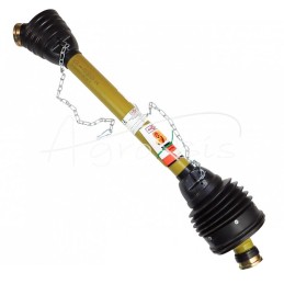 Teleskopinis universalus šarnyrinis velenas, plataus kampo, 46 serijos, trikampio vamzdžio ilgis 860/1044 mm, 460 Nm vamzdžio da