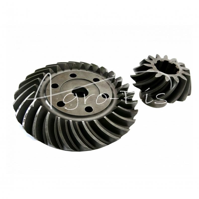 Ratų komplektas „Amazone Lely“ rotorinio kultivatoriaus pavarų dėžei su 14x27 lenktais dantimis - 9/060