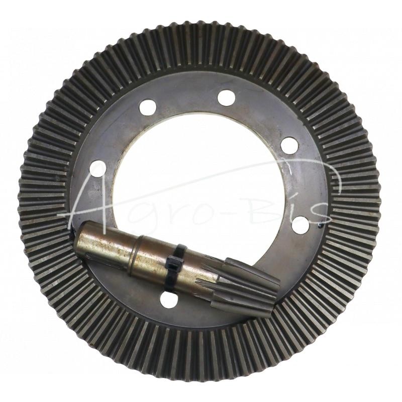 Ratų komplektas „Krone 9Px79L“ rotacinio grėblio pavarų dėžei, lenktas dantis 155633.0, 01556330, 001556330 - 01556330