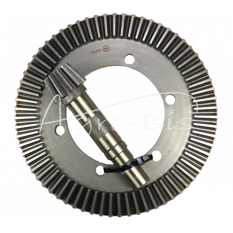 Ratukų komplektas „Pottinger“ rotacinio grėblio pavarų dėžei, 10x67, tiesūs dantys 286800070 + 286800022 - 00286800070