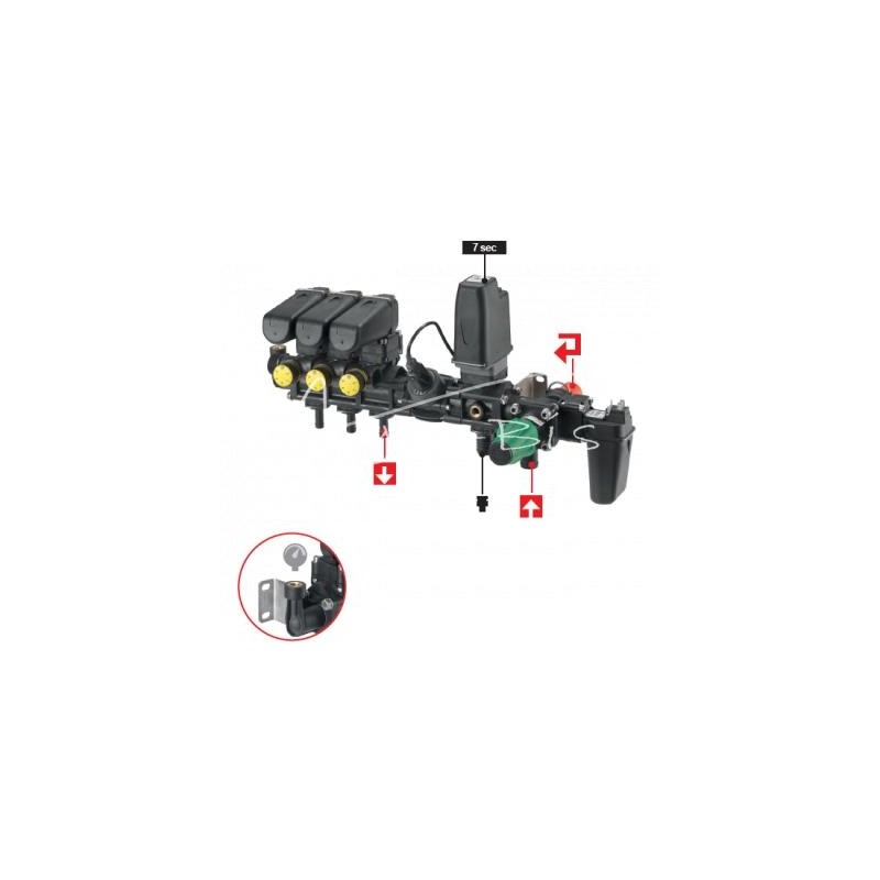 Itališkas elektrinis 7 sekcijų purkštuvo skirstytuvas - A8376139