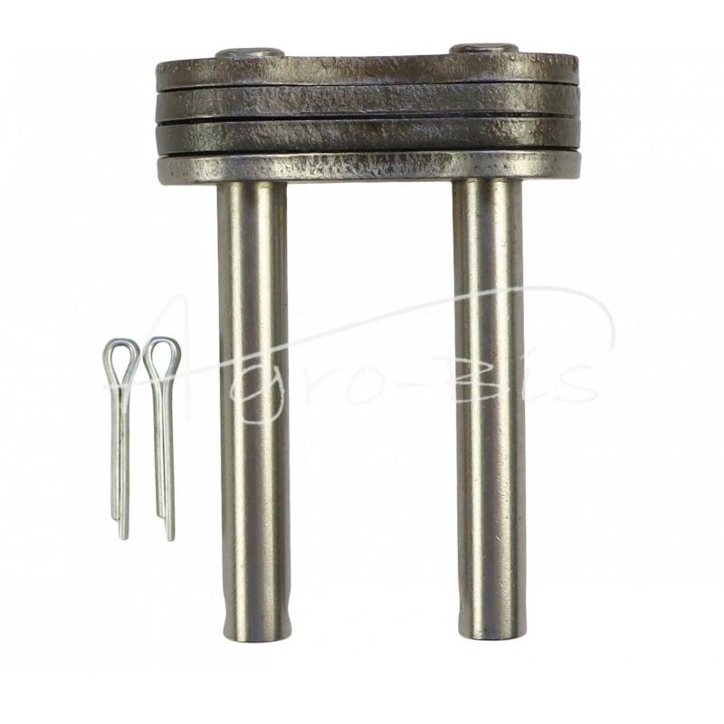 2 vnt - Sustiprinta grandinės spyna Z20A-2 ANSI A 100 grūdinta MORGA - Z20A2M