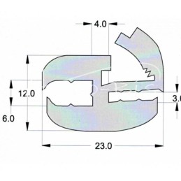 2 vnt - Langų sandariklis TB1/0304 T-25 parduodamas metrais - TB