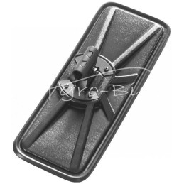 2 vnt - Universalus traktoriaus veidrodėlis, matmenys 395x155 mm, spaustukas 18-20 mm LUS 07 - LS0007