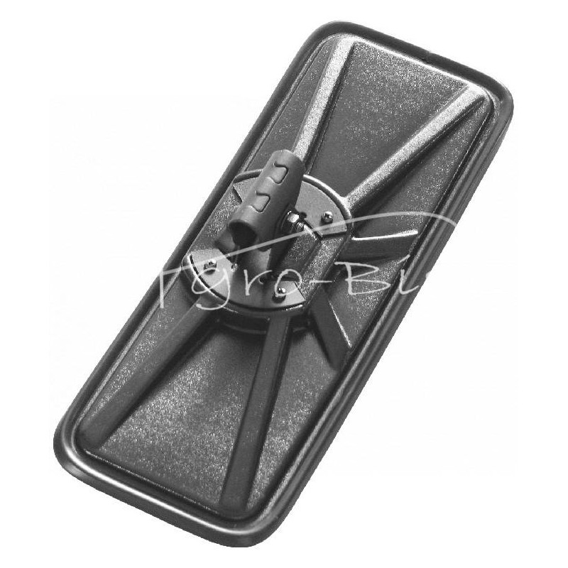 2 vnt - Universalus traktoriaus veidrodėlis, matmenys 395x155 mm, spaustukas 18-20 mm LUS 07 - LS0007