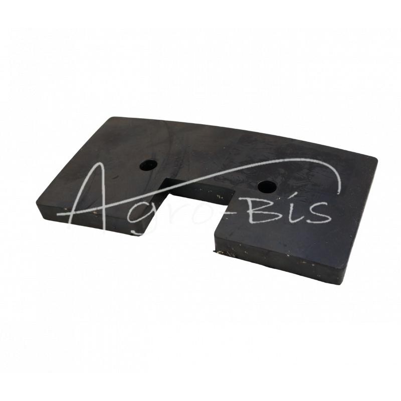 5 vnt - Guminis kastuvas 155x80 John Deere kombainui - Z20781