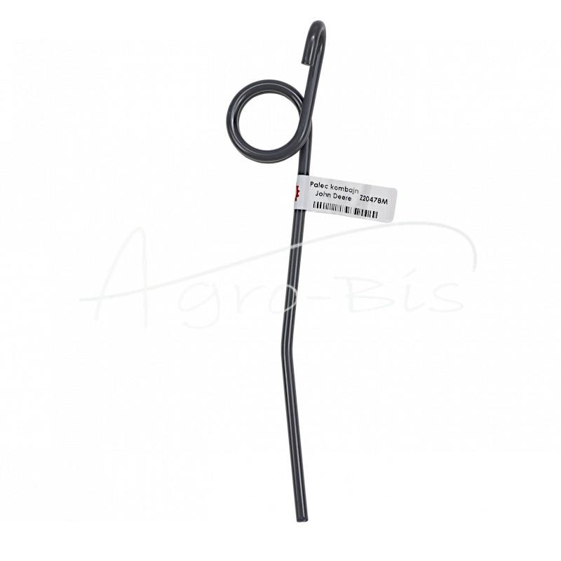 5 vnt - John Deere Z20478 kombaino ritės spyruoklinis pirštas, kairysis, dažytas milteliniu būdu MORGA - Z20478M