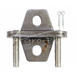 5 vnt - Grandininė spyna su dvipusiu sujungimu S51K1 grūdinta MORGA - ZS51KM