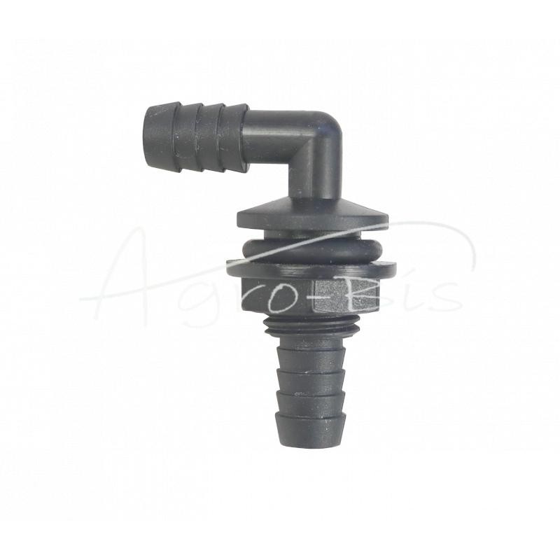 5 vnt - Pereinamoji alkūnė - purkštuvo skysčio matuoklis 12,5 AP25KP12.5 - OP-03/KW