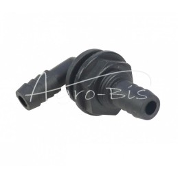 5 vnt - Pereinamoji alkūnė - purkštuvo skysčio matuoklis 12,5 AP25KP12.5 - OP-03/KW