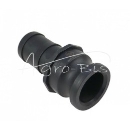 5 vnt - „Camlock“ jungties kištukas, E tipo, polipropilenas, PP, 1 1/2" x 38 mm, PZL HYDRAL - ZCPE38H