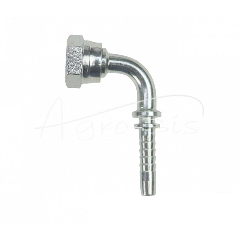 5 vnt - Hidraulinis antgalis DKR 90° DN06 1/4" Premium HYDRAL - DKR90DN06G1/4H