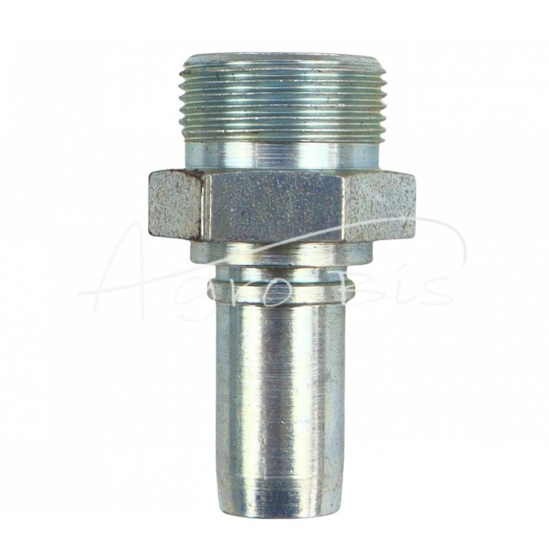 5 vnt - PTFE gofruoto teflono žarnos antgalis DN15, B tipo M27x1.5 sunkvežimių žarnos PZL-Hydral - 69