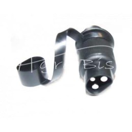 5 vnt - 3 KONTAKTŲ ELEKTROS KIŠTUKAS – PUSAPVALUS - 002288