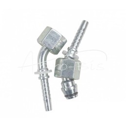 5 vnt - Užlenktas antgalis metrinis kampinis vidinis sriegis DKOL 45° DN06 10L M16x1.5 Premium HYDRAL - DKOL45DN06M16x1.5H