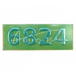 5 vnt - 6824 sidabrinės išgaubtos raidės - ZNAK6824