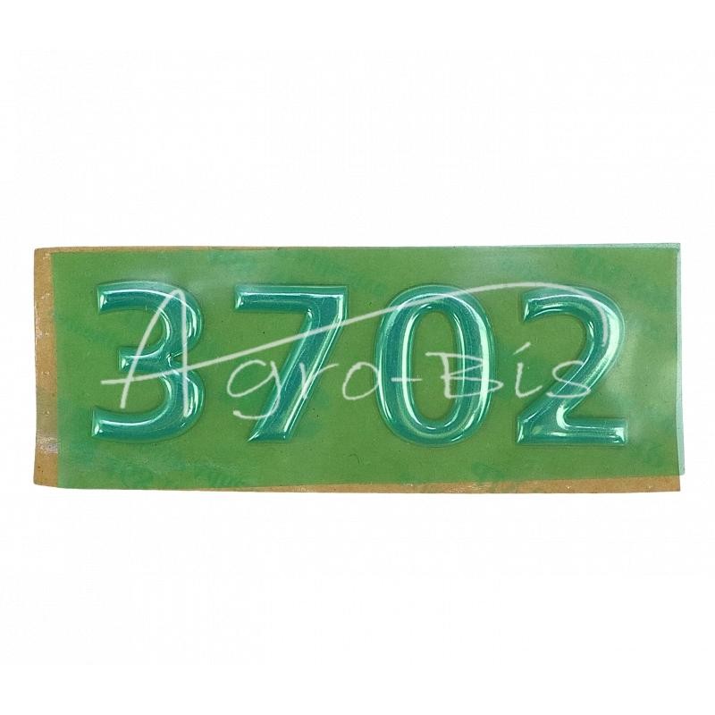 5 vnt - 3702 sidabrinės išgaubtos raidės - ZNAK3702