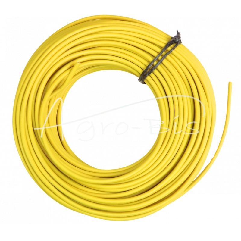 5 vnt - Elektros kabelis LgY-S instaliacijos kabelis 6 mm geltonas Premium ELMOT - PE6ZZPEL