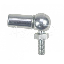 5 vnt - Kampinis šarnyras su spaustuku DIN 71802, sriegis 2 x M6, dešininis MORGA , - 7180206KP