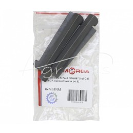 5 vnt - Nosies pleištas 8x7x63 DIN6887 plienas C45 MORGA - 8x7x63NM