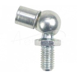 5 vnt - MORGA dujinės spyruoklės kampinis šarnyras M8 x M8 L18 . - 718028M