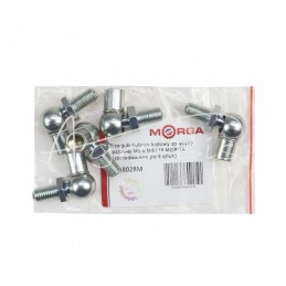 5 vnt - MORGA dujinės spyruoklės kampinis šarnyras M8 x M8 L18 . - 718028M