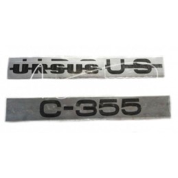 5 vnt - Ženklų rinkinys - emblemos Ursus C-355 - ZU355