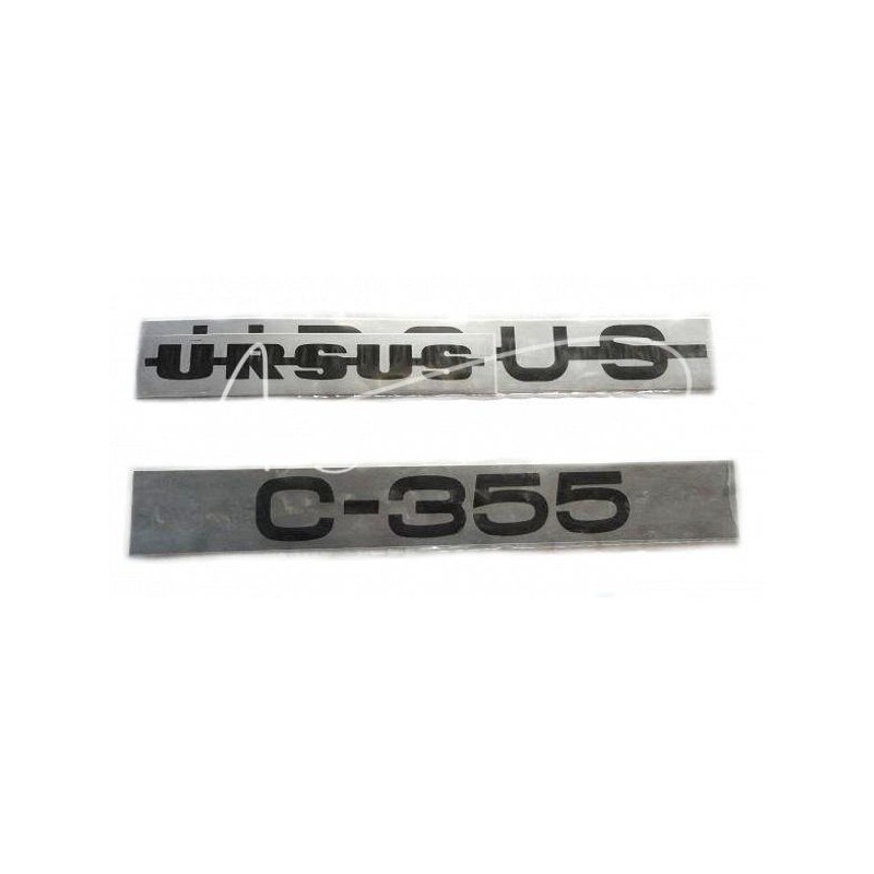 5 vnt - Ženklų rinkinys - emblemos Ursus C-355 - ZU355