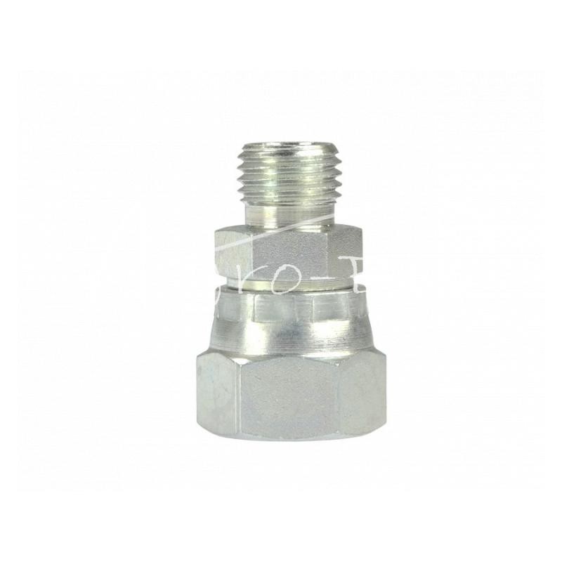 5 vnt - Hidraulinės jungties jungtis – tiesi AB M18x1.5 - M14x1.5 12L/8L - HS124