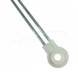 5 vnt - Vartytuvo jungtis, pilnai sukomplektuota, ilga, 41 cm, juostinė, lenkiška - 30-161/D