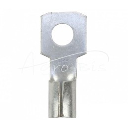 5 vnt - Varinis žiedinis antgalis, FI-10 mm, maks. 50 mm laidams, aukščiausios kokybės alavuotas CuZn, ELMOT - KO5010EL