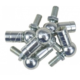 5 vnt - Kampinis šarnyras su spaustuku DIN 71802 sriegis M8, M8 kairinis MORGA - 7180208L