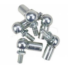 5 vnt - Kampinis šarnyras su spaustuku DIN 71802, sriegis 2 x M8, dešininis MORGA , - 7180208KP