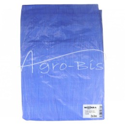 5 vnt - Mėlynas brezentas 2x3m, svoris 50g/m2, standartinis MOTORRA - PLA2x3N