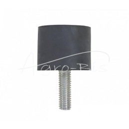 5 vnt - Universalus guminis bamperis 20X25 su vienu M6 varžtu - O20X25