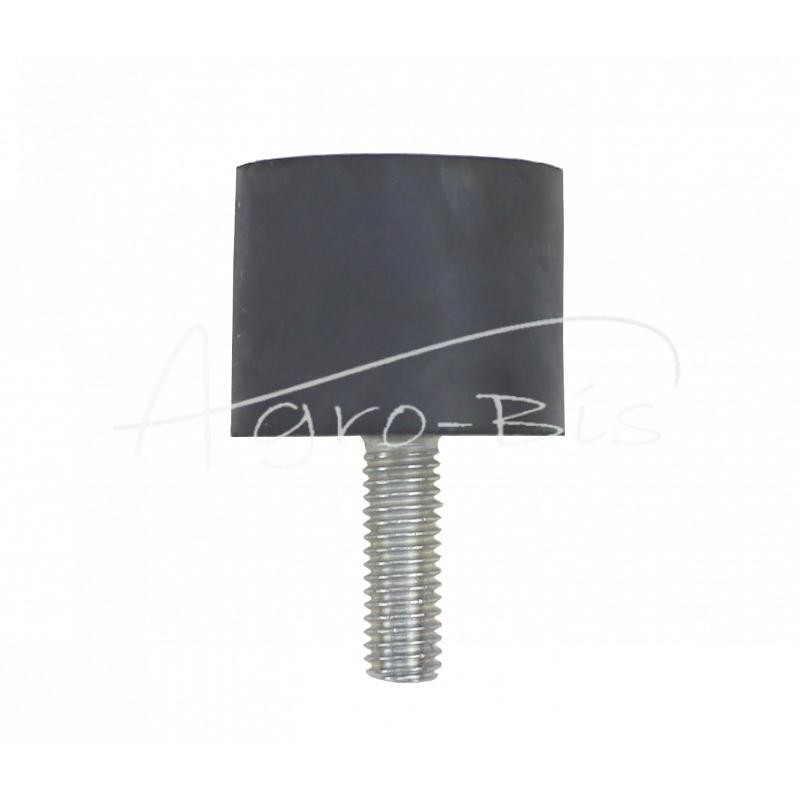 5 vnt - Universalus guminis bamperis 20X25 su vienu M6 varžtu - O20X25