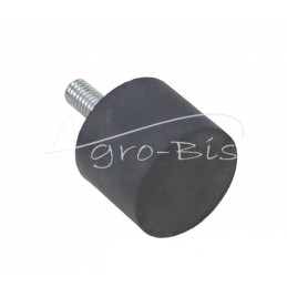 5 vnt - Universalus guminis bamperis 20X25 su vienu M6 varžtu - O20X25