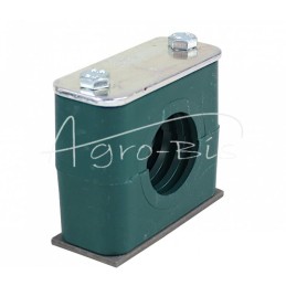 5 vnt - Vienas polipropileno laikiklis vamzdžiams ir kabeliams FI-32mm, komplektuojamas su šešiakampiais varžtais - RAP1X32MM