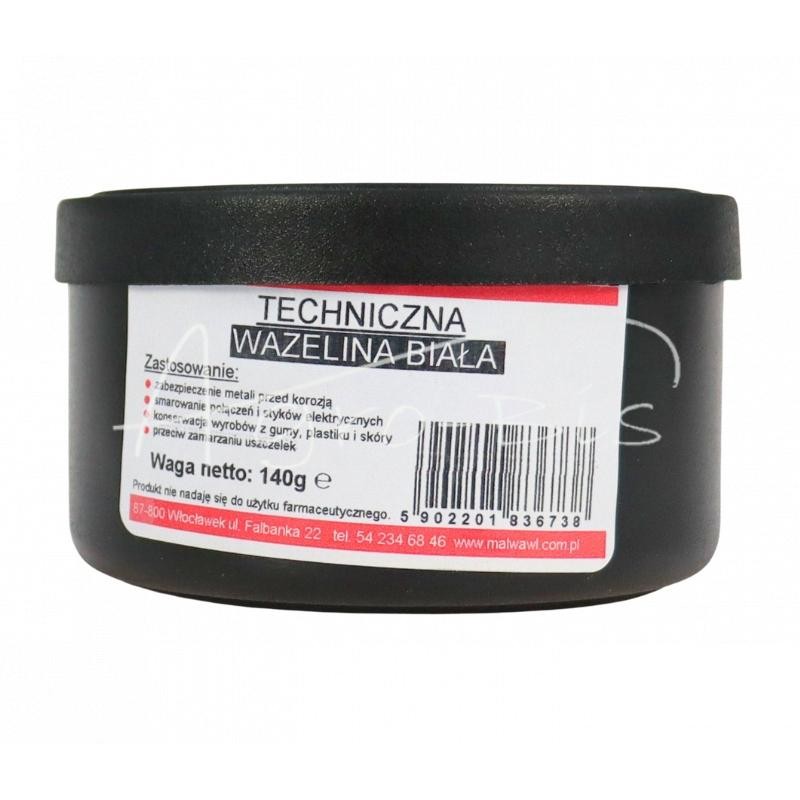 5 vnt - Baltas techninis vazelinas, 140 g skardinė - WT140G