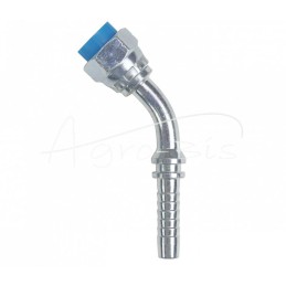 5 vnt - Hidraulinis antgalis DKR 45° DN08 1/4" HYDRAL - DKR45DN08G1/4SH