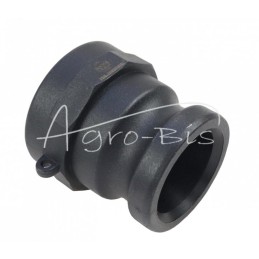 5 vnt - „Camlock“ jungties greito prijungimo kištukas, A tipo, polipropilenas, PP, 2" x 50 mm, PZL HYDRAL - ZCPA50H