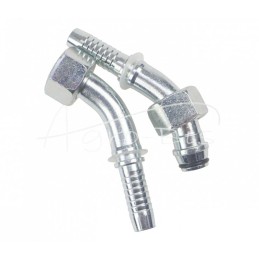 5 vnt - Užlenktas antgalis metrinis kampinis vidinis sriegis DKOL 45° DN12 12L M22x1.5 Premium HYDRAL - DKOL45DN12M22x1.5H