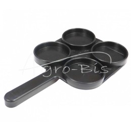 5 vnt - Seklaus pieno tyrimo padėklas, juodas, ZAGRODA melžimo aparatas - 830500032CZA