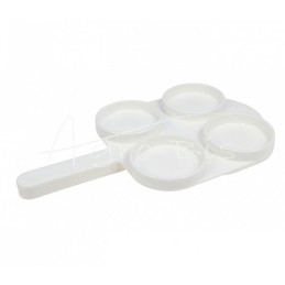 5 vnt - Seklaus pieno tyrimo padėklo baltas melžimo aparatas ZAGRODA - 830500032BZA