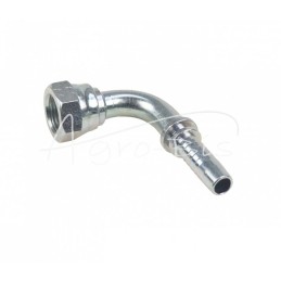 5 vnt - Hidraulinės jungties antgalis DKR 90° DN10 3/8" Premium HYDRAL - DKR90DN10G3/8H