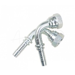 5 vnt - Hidraulinės jungties antgalis DKR 90° DN10 3/8" Premium HYDRAL - DKR90DN10G3/8H