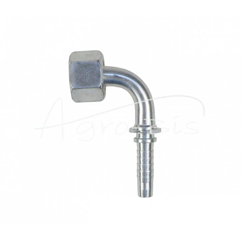 5 vnt - Užlenktas metrinis kampinis sriegiklis DKOL 90° DN08 10L M18x1.5 Premium HYDRAL - DKOL90DN08M18X1,5H